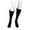 Black, variant on Juzo Men's Power Comfort Socks - 20-30mmHg Standard Heather Gray Large