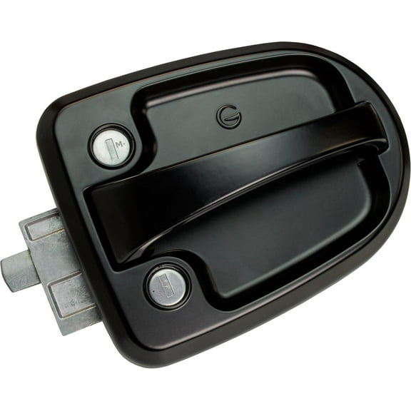 Global Link Ultra Pro M Travel Trailer Entrance Lock, Black Powder Coat