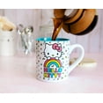 thumbnail image 3 of Sanrio Hello Kitty Rainbow Glitter Ceramic Mug | Holds 14 Ounces, 3 of 7