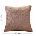 thumbnail image 3 of Fiudx Funda de Almohada de Felpa, Funda de Cojín de Poliéster Suave, Diseño con Cremallera Invisible, Tamaño Versátil de 45 X 45 Cm, Decoración para Sofá, Decoración Navideña, Fácil de Limpiar, Lavab, 3 of 6