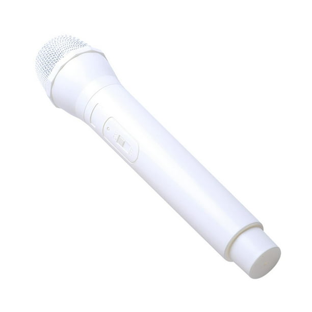 Simulated Microphone Prop Artificial Microphone Prop for Halloween White