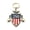 Color2#, variant on US 250th Anniversary Commemorative Brooch/Keychain pendant/Ornament.1776-2026 independence day 250th anniversary. with Eagle and US Flag Elements.Patriotic Collectible Gift For Patriot,Christma