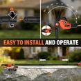 thumbnail image 5 of MAXLANDER Hedge Trimmer 18-Inch Cordless Pole Hedge Trimmer, 16-Feet Max Reach Hedge Trimmer with Extension Pole, Multi-Angle Adjustable, 2 x 2.0Ah Battery and Charger Included, 5 of 8