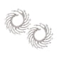 thumbnail image 3 of Pendientes de cristal Minnieouse 1 Par Plata, 3 of 6