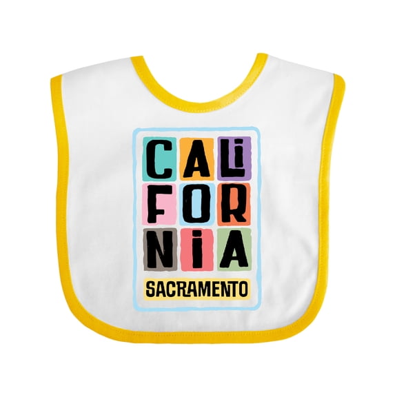 Inktastic Sacramento California Gifts Boys or Girls Baby Bib