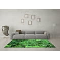thumbnail image 3 of Ahgly Company Indoor Rectangle Oriental Green Industrial Area Rugs, 7' x 9', 3 of 4