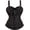 Black, variant on Steampunk Corset Tops for Women Bustier with Straps Pirate Costume Gothic Ladies Basques Wine Red XL