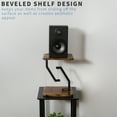 thumbnail image 6 of VIVO Vintage Brown / Black Tensegrity Speaker Stand, Floating Tabletop Platform, 6 of 9
