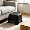 thumbnail image 6 of Gumesh Plastic Step Stool -Lightweight Household Mini Stool, 250lb Capacity Non-Slip Bathroom/Kids Stool, Stackable & Easy Clean, 6 of 7