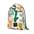 thumbnail image 2 of XMXT Unisex Drawstring Backpack for Women Men, Multiple Cactus Plants Waterproof Gym Bag String Bags for Shopping Sport Travel, s, 2 of 8