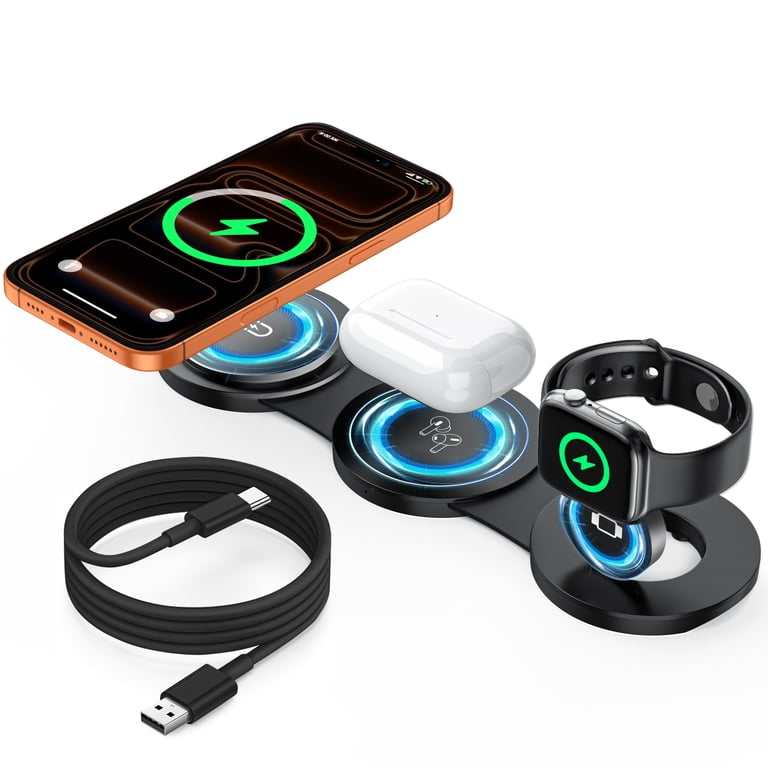 3-in-1 Wireless Charging Station for Apple Devices photo 1