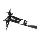 thumbnail image 1 of Señal de esquina de puerta de gato de bruja en escoba, decoración de esquina de puerta interesante e innovadora, señal de Halloween en ángulo recto, 1 of 5