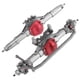 thumbnail image 2 of Rear Complete Axle For Axial SCX10, RC Car Front Rear Axle Aluminum Alloy Stable Reliable Practical For 1/10 Rc Cars For Rc Cars, 2 of 8