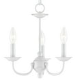 thumbnail image 1 of Livex Lighting 4153-03 Lustre Sans Stores, Blanc, 1 of 1