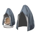 thumbnail image 4 of Cubierta para silla de huevo colgante para patio, muebles de exterior impermeables, silla columpio para jardín, protector de lluvia, de protecc Gris 230x200x1cm Macarena Funda Sillas Huevo, 4 of 8