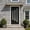 Black-3 Lite Frosted Glass, variant on HUTWIFE 36 * 80 White Front Door Slab-Fiberglass Entry Door Leaf-Reversible Classic Exterior Door with Low-E Glass(Inswing Right 35.75 * 80, Primed)