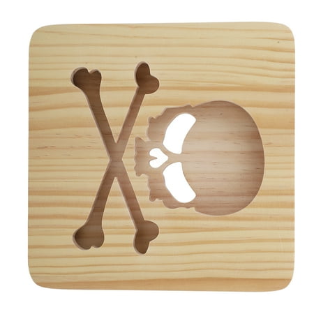 

2024 Halloween Skull Night Light Wooden Hollow Out Lamp USB Powered Home Decoration for Living Room Bedroom