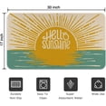 thumbnail image 3 of Hello Sunshine Summer Door Mat, Welcome Doormat for Entrance Indoor/Outdoor, Non-Slip Machine Washable Floor Mats for Patio Entry & Mudroom Seasonal Decor 17x30 inch, 3 of 6