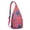 Rose-red-7, variant on Abstract Art Sling Backpack – Colorful Geometric Tie Dye Crossbody Daypack, Psychedelic Pop Art Hiking Bag for Women & Men, Fashionable & Lightweight Outdoor Travel Pack