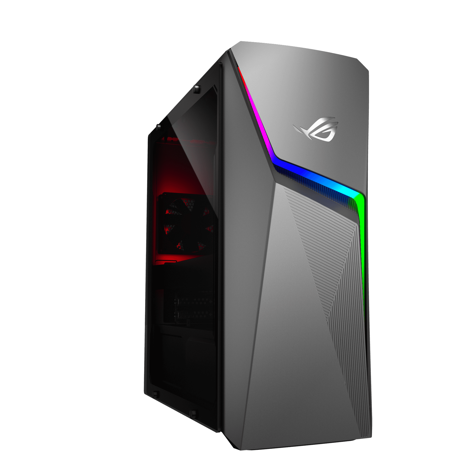 ASUS ROG Strix i5 3050 Desktop; ASUS ROG Strix Intel Core i5-11400F, NVIDIA GeForce RTX 3050 Graphics, 8GB RAM, 512GB SSD, Gray, Windows 11 Home, G10CE-WB553