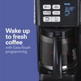 thumbnail image 4 of Hamilton Beach FlexBrew Coffee Maker, K Cup Pod Compatible Single Serve Coffee Maker & 12-Cup Coffee Pot, Black, 4 of 8