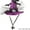 Purple, variant on Monebena Dog Halloween Costumes Dog Costume Halloween Pet Witch Hat Halloween Party Decoration Halloween Costumes for Dogs Small Medium Large Breed (White, One Size) M01