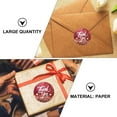 thumbnail image 3 of FESTFENDS 500pcs Bag Sealing Stickers Red Paper with Selfadhesive for Parties, 3 of 8