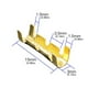 thumbnail image 4 of 200 Terminales Acoplamiento en Forma U 453 0 3 A 1 5 Mm2 Terminales Conector Dual, 4 of 9