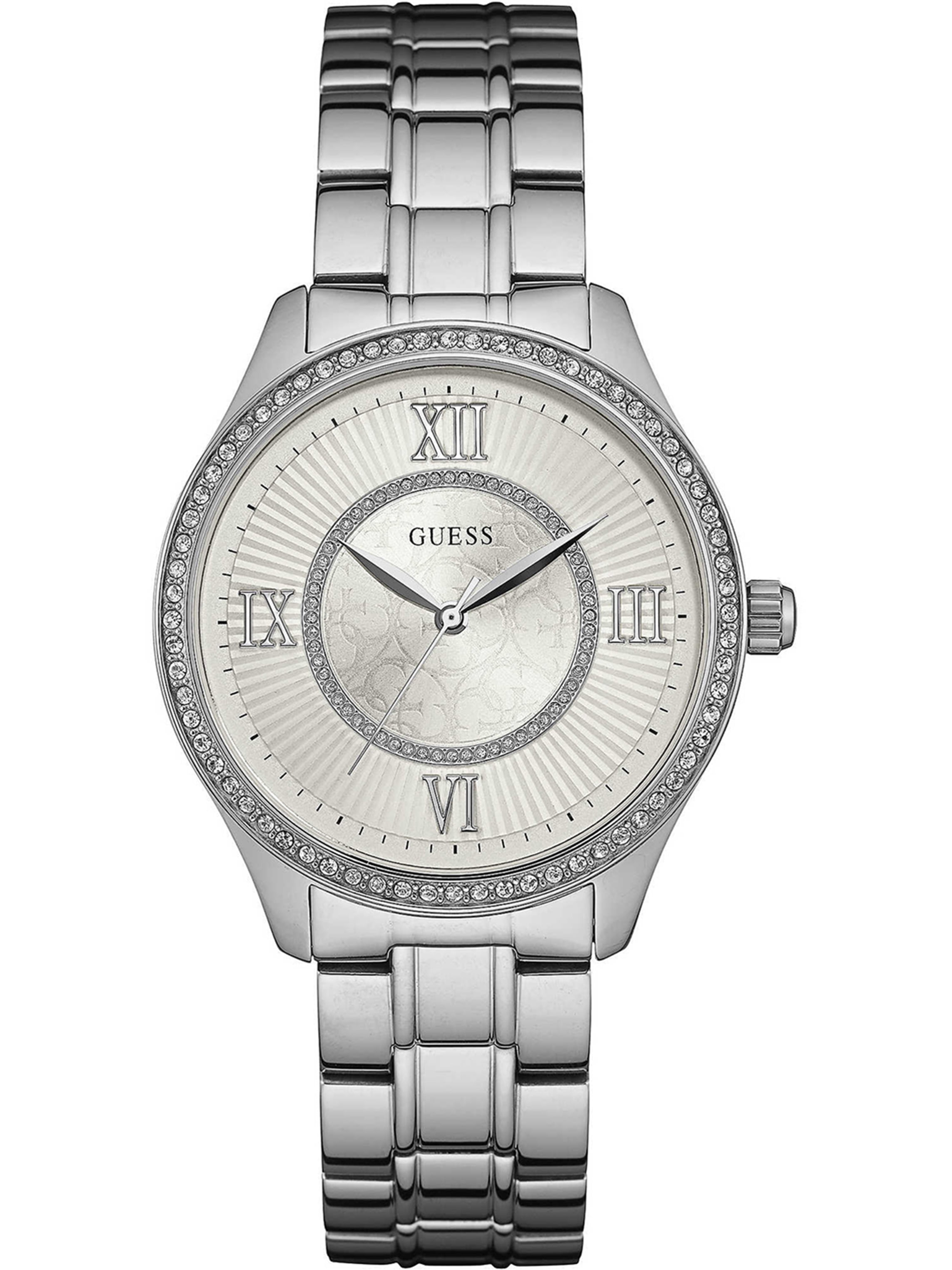 W0286L1 mm Silver Steel Bracelet & Case Mineral Women