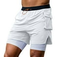 thumbnail image 6 of Cargo Shorts for Men, Men's Sports Shorts Summer Fitness Running Training Breathable And Casual Shorts, 6 of 6