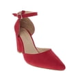 thumbnail image 4 of Zapatillas Paulina color rojo con ajuste de hebilla en el tobillo 25.5 Dorothy Gaynor Zapatillas Paulina color rojo con ajuste de hebilla en el tobillo 25.5, 4 of 6