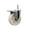 Swivel - Total Lock Brake - White, variant on 3 Inch Nylon Wheel Swivel 5/8 Inch Threaded Stem Caster Set Service Caster