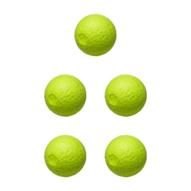 relayinert PC Dog Rugby Toy With Irregular Bounce And ETPU For Interactive Play With Good Wear Resistance Pure Gold 7cm 5Set