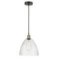 thumbnail image 4 of Innovations Lighting  Edison Dome - 1 Light 12" Cord Hung Mini Pendant Clear/Black Antique Brass, 4 of 5