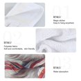 thumbnail image 4 of Haosy 2 Pack Kitchen Wash Cloths with Hanging Loops Absorbent Absorbent Quick Drying Hand Towels, White Cat with American Flag, 4 of 7