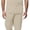 Khaki, variant on Adam Baker Rizzo Men's 2-Piece Linen-Cotton Blend Walking Suit - Natural - 3XL - 44Wx34L