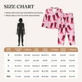 thumbnail image 4 of Pajamas for Women Set - pink cowgirl red boots Western Comfy Long Sleeve Button Up Pajama Sets for Women 2 Piece, Soft Sleepwear Nightwear Pjs Lounge Sets for Women with Pockets, 4 of 6