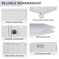 thumbnail image 5 of DEALTOPS Vintage Storage Bench with Removable Cushion, Shoe Bench with Ample Storage, White, 5 of 9