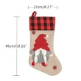 thumbnail image 5 of Personalized Christmas Stockings with Name, Custom 3D Gnome Santa & Faux Fur Cuff Family Christmas Stocking, Xmas Gnome Stocking for Family Christmas Holiday Party Decorations,18inch, 5 of 9