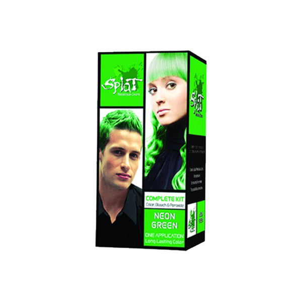 Splat Hair Color Neon Green 