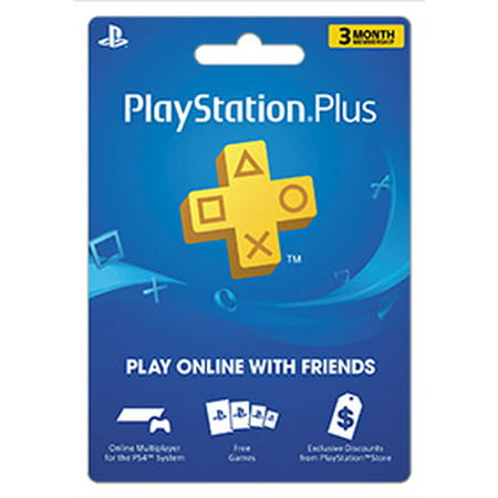 Sony PlayStation Plus 3 Month Subscription (email (Best Of Playstation Network)