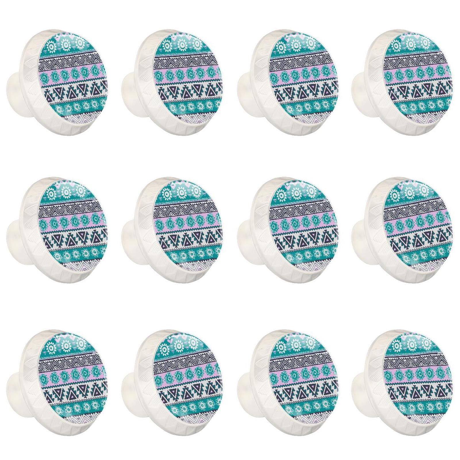 12 Pcs Bohemian Shading Knobs for Kitchen Cabinet Cupboard Dresser ...