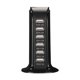thumbnail image 1 of Cargador USB Multi 6 puertos Estación de carga rápida Conectores de concentrador de viaje de escritorio Enchufe de extensión Platooninsert 30W 6A Jumpingount DZ3149-01B, 1 of 2