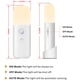 thumbnail image 3 of Luz de noche para niños, lámpara con sensor de movimiento, brillo ajustable, portátil, recargable, para dormitorio, habitación de niños y sala de estar (paquete de 1), 3 of 5