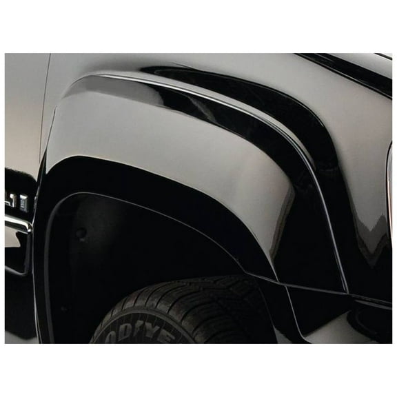 Bushwacker by RealTruck OE Style Factory Front & Rear Fender Flares | 4-Piece Set, Black, Smooth Finish | 40939-02 | Compatible with 2007-2013 GMC Sierra 1500 w/ 5.8' Bed