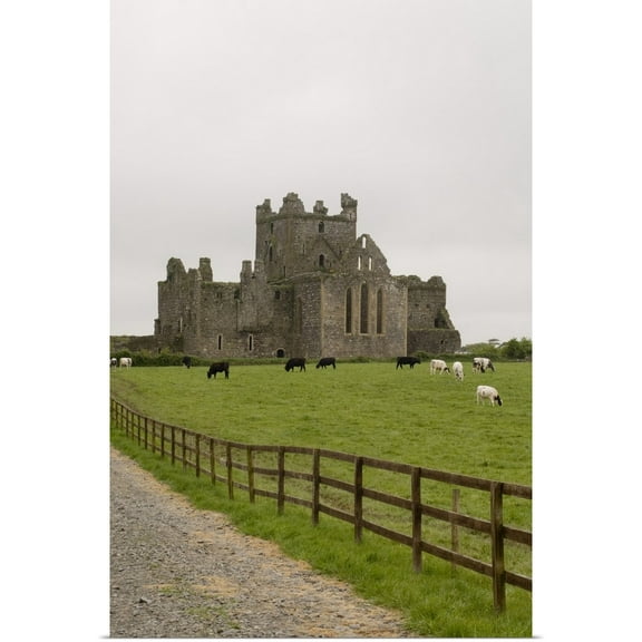 Great BIG Canvas | "Dunbrody Abbey, Dumbrody, County Wexford, Ireland" Art Print - 20x30