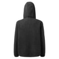 thumbnail image 2 of TriDri Womens Sherpa Fleece Quarter Zip Hoodie, 2 of 4