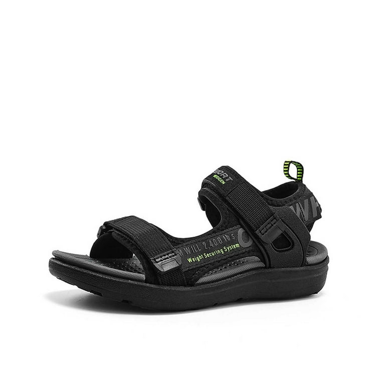 WERYOUNG Girls Boys Sandals Summer Comfortable Fashion Open  Black Sandals 10.5 11 main image 0
