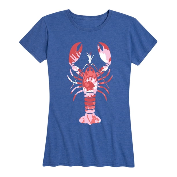 Instant Message Tie Dye Lobster Women's Short Sleeve Graphic T