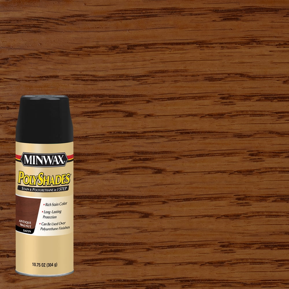 Minwax® PolyShades® Aerosol Antique Walnut, Satin, 10.75Oz Walmart